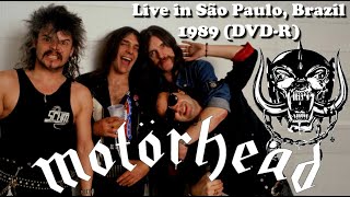 Motorhead - Doctor Rock, Stay Clean, Traitor and more - Live in Brazil 1989 (DVD-R)