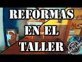 Reforma en el taller y sorteo de botellero