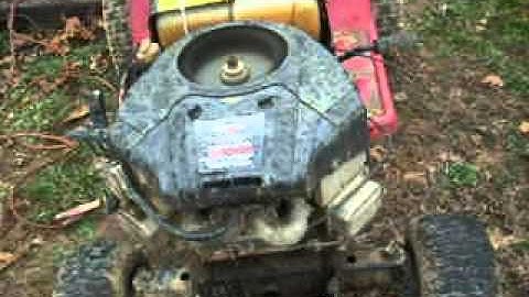 How to hook up tach on lawnmower