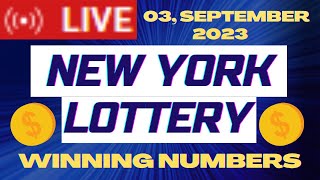 New York Evening Lottery Results - Sep 03, 2023 - Numbers - Win 4 - Take 5 - NY Lotto - Powerball