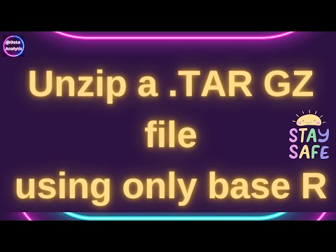 R Programming: Unzip a TAR GZ file in R