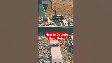 How to Operate Railway Track Point || #railway #shorts #viral #trending