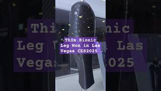This Bionic Leg Won Innovation Award at CES 2025 in Vegas #cyborg  #robot #prosthetics