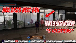 NBA 2K23 RONNIE2K SECRET LOCATIONS!! (3 Locations) | Next Gen