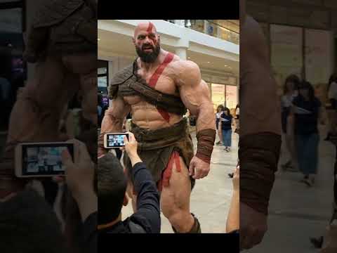 7 Foot 3 Bodybuilder Cosplay As Kratos  7 Foot 3 Bodybuilder Cosplay As Kratos