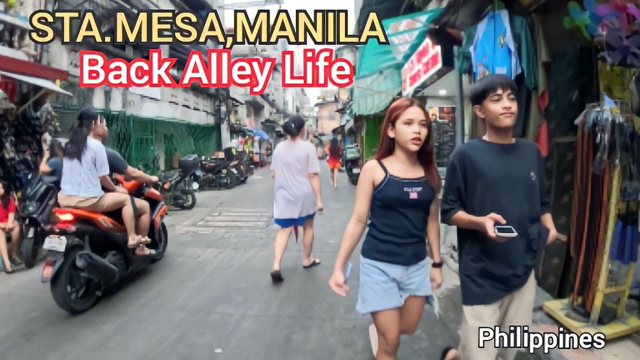 Exploring Alley Life in Sta.Mesa, Manila Philippines [4K] YouTube