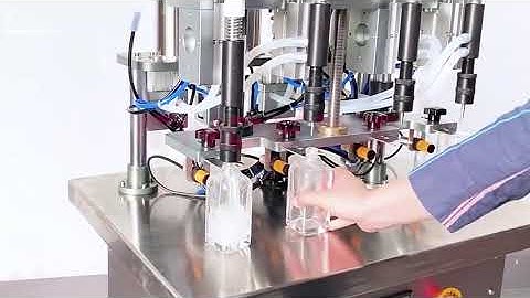 Máy chiết nước hoa 4 vòi bán tự động, máy chiết nước hoa, máy chiết rót bán tự động - 0916311442