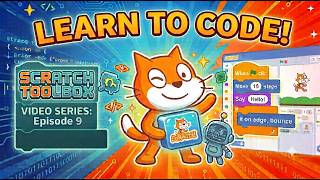 Learn to Code with SCRATCH - Episode 9: Adding a Start Game Screen to make epic games and stories.