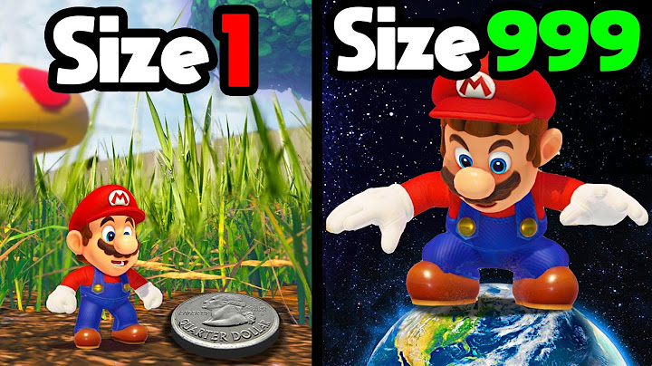 Mario Odyssey pero cada Luna hace a Mario MÁS GRANDE...