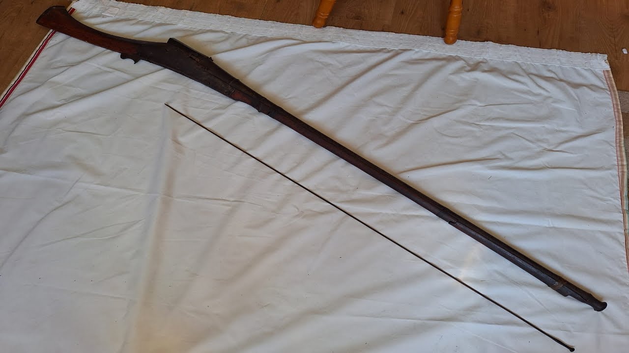 C1790-1800s **MASSIVE** Indian Toradar-type Matchlock Rampart Musket (Davey's Antique Arms CC)