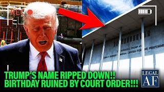 Trump EMBARRASSED as His Name Gets RIPPED from Kennedy Center by COURT ORDER!!!
