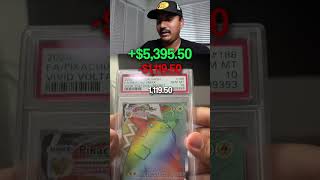 Making Money By Grading Rare Pokemon Cards With PSA 📈😯🔥