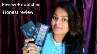 *NEW* Lakme Eye Shadow Palette Review | Midnight Magic | swatches + review | shikha barnwal