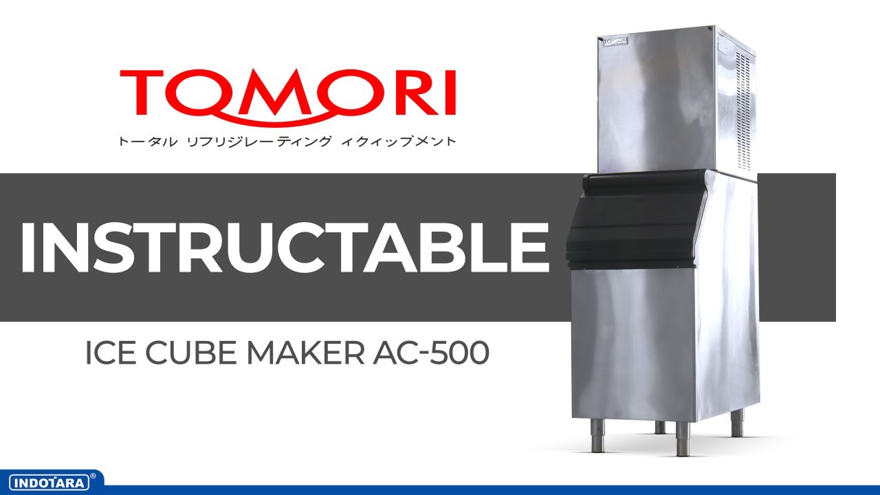 CARA INSTALASI MESIN ICE CUBE MAKER AC500 YouTube