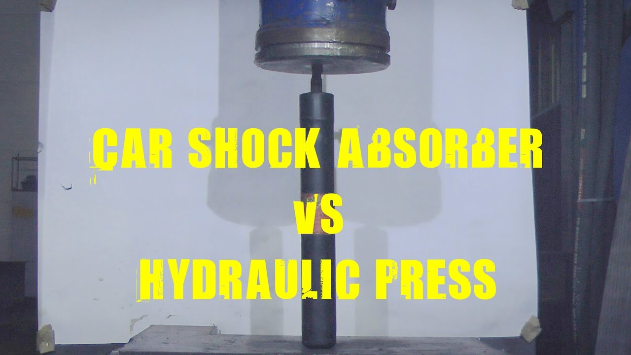 Car Shock Absorber vs 500 Ton Hydraulic Press YouTube