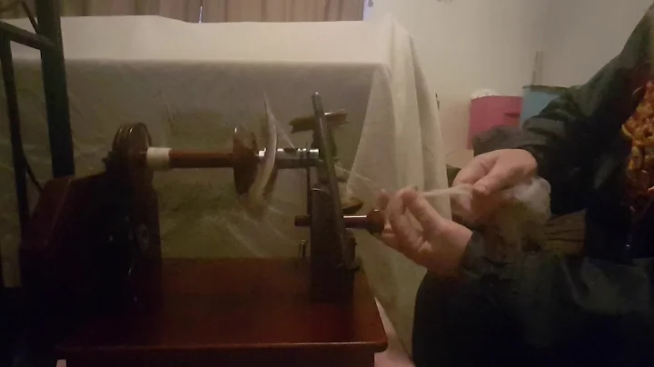 Starting to spin on the Roberta Electronic Spinner