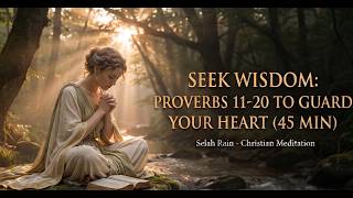 Seek Wisdom: Proverbs 11-20 to Guard Your Heart (45 Min)  | Christian Meditation #Jesus #god