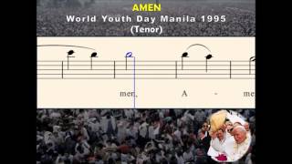 C04c Amen - World  Youth Day 1995 (Tenor)