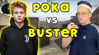 ПОКА ИГРАЕТ АИМКУ ПРОТИВ БУСТЕРА! POKA VS BUSTER AIM_MAP / POKANONAME НАРЕЗКА (CS:GO)