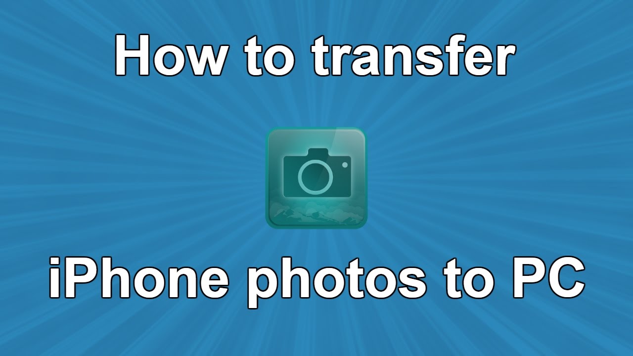 how to copy photos from iphone to pc