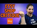 Etsy Shop Critique - Digital Download Shop Critique - Featuring Creation By Grethe