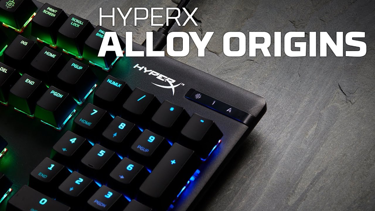 HyperX Alloy Origins PBT HX Aqua - Mechanical Gaming Keyboard | 639N5AA#ACB