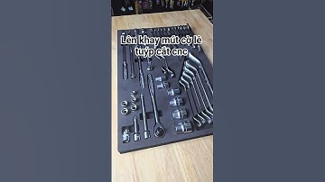 Lên mẫu khay đựng cờ lê tuýp đã cắt cnc xong cho khách quý. Mời anh em chiêm ngưỡng và đăng ký kênh.