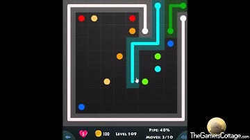 Flow Game Level - 649 [10x10] Mania Connect the Dots