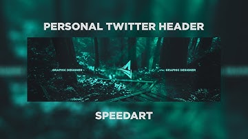 Personal Twitter Header Speedart