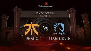 Fnatic vs Team Liquid - Lower Bracket - Game 2 - The International 6