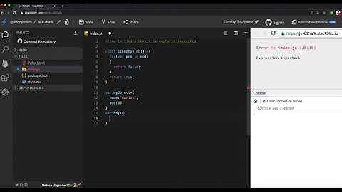 check object is empty in javascript