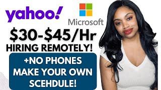 Set Your Own Schedule I Yahoo Urgently Hiring I Non Phone Remote Jobs Available
