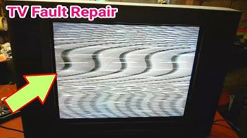 Raster with Reterceline problem in tv repair | Crt TV Repair in Ruster Problem  | TV Problem Solve