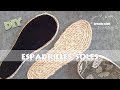 DIY Espadrilles - Outdoor Soles with jute or sisal [How To] EN