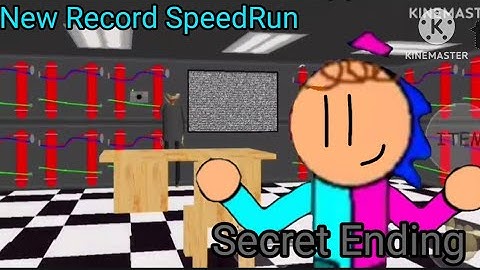 [ALL WRONG ANSWERS & New Record SpeedRun] Baldi