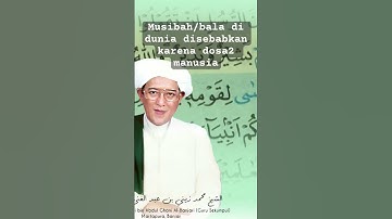 Bala Musibah Di dunia ini disebabkan karena dosa2 manusia | ceramah Abah Guru Sekumpul #shorts