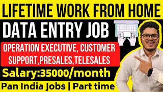 Data Entry Work from home jobs for students/housewives | Indiamart operation executive | Pan India