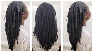 My 5 minute Loc Wash Routine | 4 Years Loc&#39;d