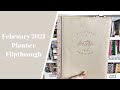 February 2021 Planner Flipthrough