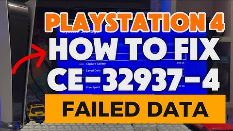 How To Fix PS4 CE-32937-4 Failed To Download Data