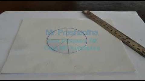 Engg Graphics - Projection of Planes Prob 48 Sketching By Prashantha Acharya, ME