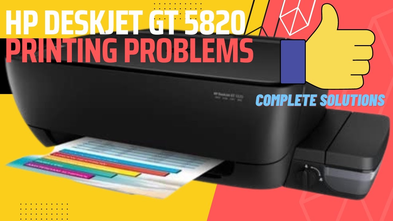 Hp 5820 Printing Problems YouTube