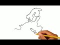 تعلم رسم خريطة قارة أوروبا في دقائق 