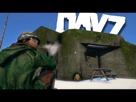 I created a solo base in a mountain bunker in DayZ.