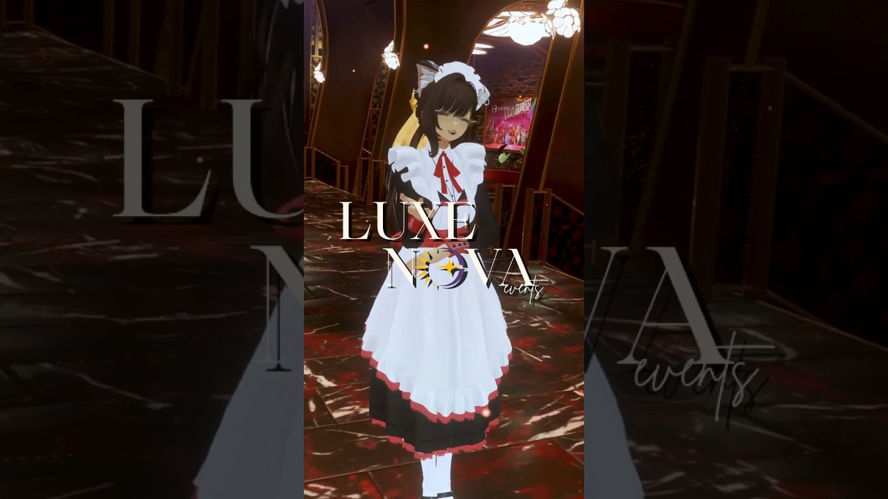 🌹The Maids & Butlers have come to Radiance Lounge! #vrchat #luxenova #vrchat