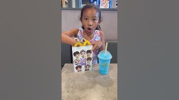 McDonald’s Tiny Tan BTS Happy Meal #mcdonalds #happymeal #bts #shorts