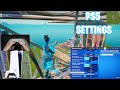 BEST Console 120FPS Controller Settings for Fortnite (PS5 SETTINGS)