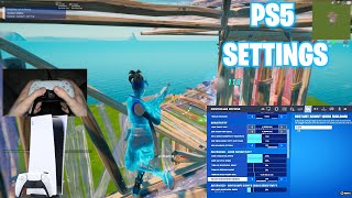 BEST Console 120FPS Controller Settings for Fortnite (PS5 SETTINGS)