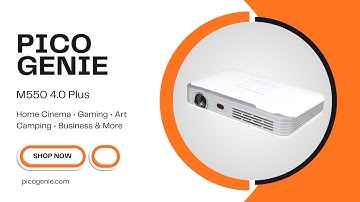 Pico Genie M550 Plus 4.0 Projector: The Ultimate Full HD Projector for Home, Gaming, Art & More!