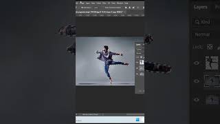 ตัดต่อปรับตัวคนง่ายๆ #photoshop #photo #ลบพื้นหลัง screenshot 4